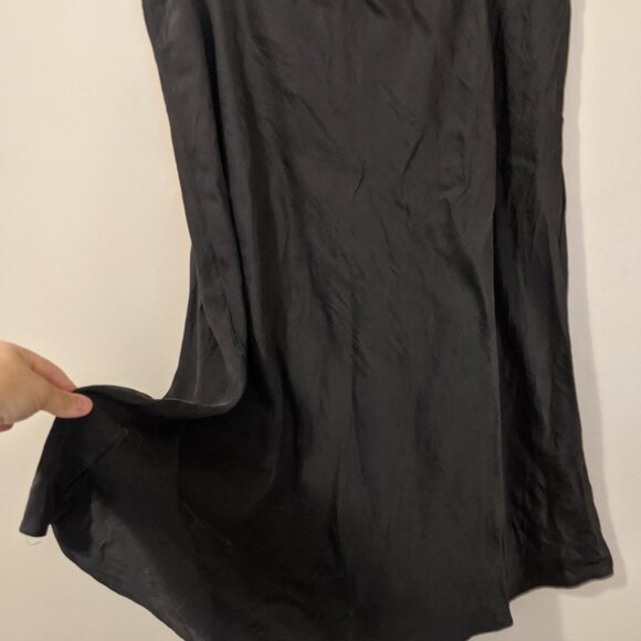 Eileen Fisher 100% silk, pull-on grey skirt in XL, lightweight summer style - Picture 3 of 5